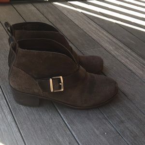 Suede Booties